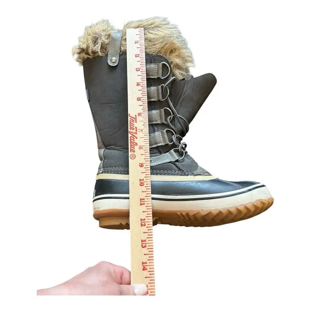 JBU by Jambu Women's Winter Cold Weather Ready Sz 7M Brown Snow Boots Faux Fur